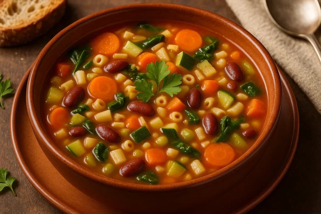 Minestrone di verdure Minestrone di verdure